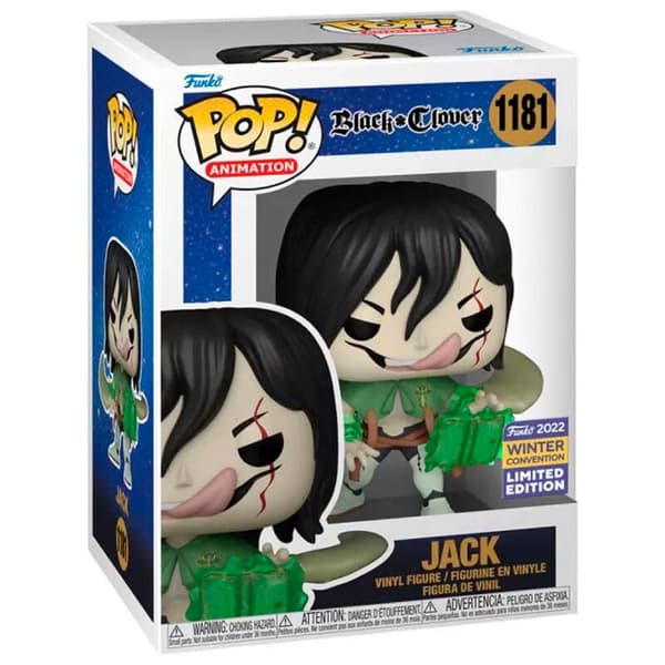 Black Clover Jack Exklusiv POP-figur – samlarbar vinylleksak