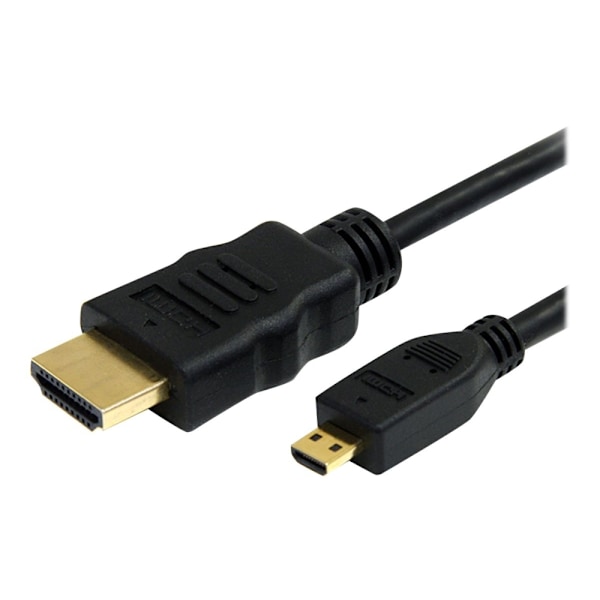 StarTech.com 1m High Speed HDMI Cable with Ethernet HDMI to HDMI Micro - HDMI-kabel med Ethernet