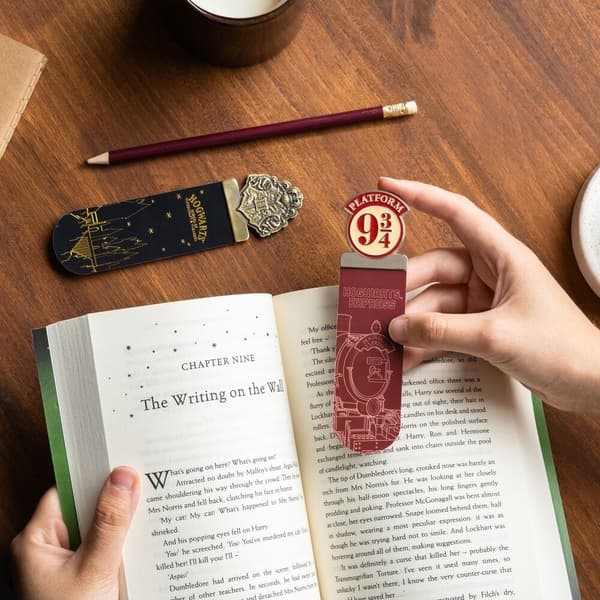 Harry Potter-bogmærkesæt med 4, perfekt til læsere