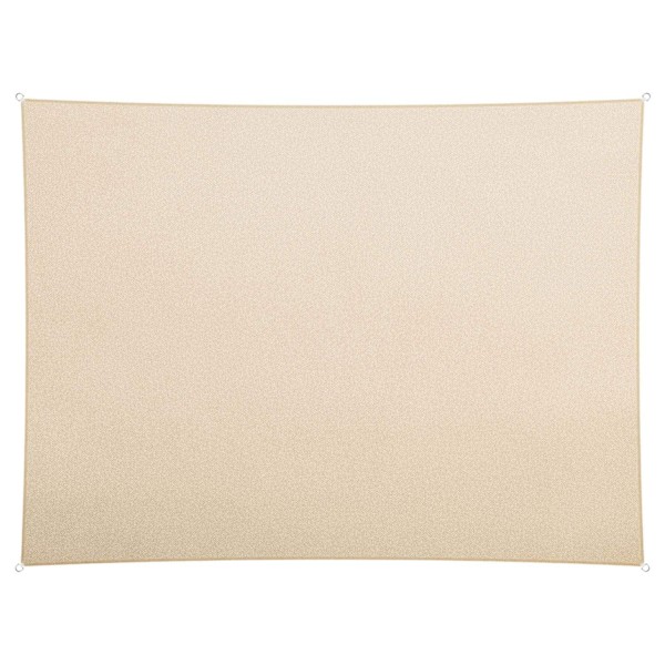 Rektangulært solsejl 3x4m Plonos PL-885 beige