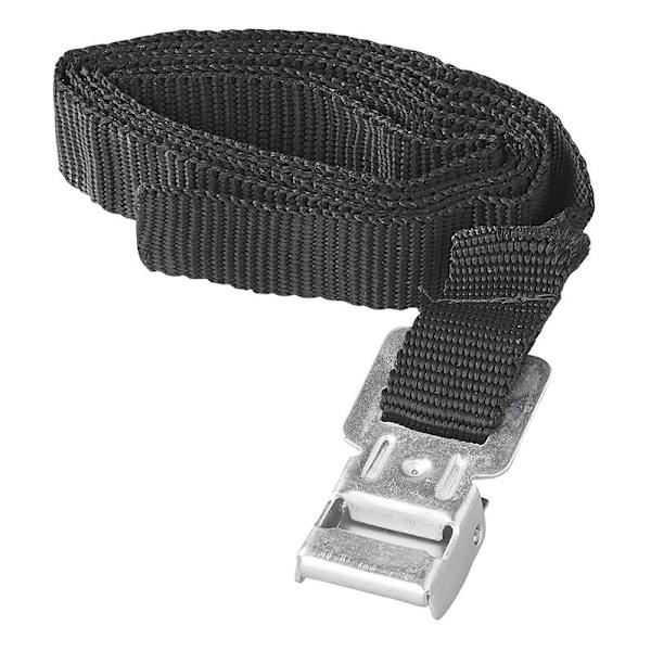 Bindestropper med metalspænde 18mm-100cm - sæt med 2 stk.