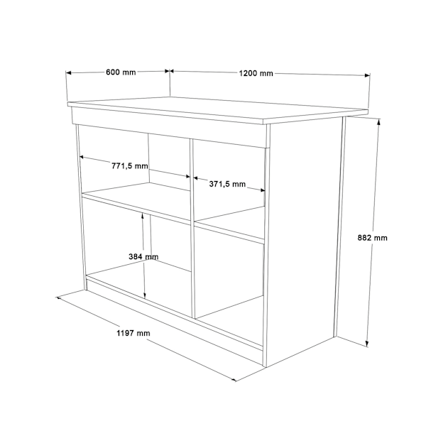 Køkkenbord OR2-S