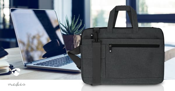 Notebook taske | 15 - 16 " | Bærestrop | 8 Rum | 30 mm | 285 mm | 410 mm | Polyester