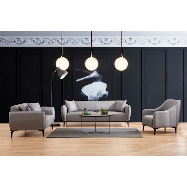 Wing Chair Belissimo - Grå