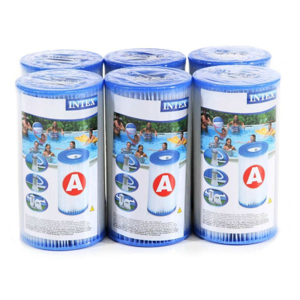 6x FILTER TYP A PUMP 6st INTEX POOL 29000