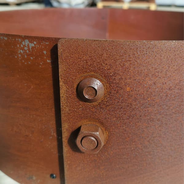 Corten stål træring, rustfinish, 20 x 70 cm