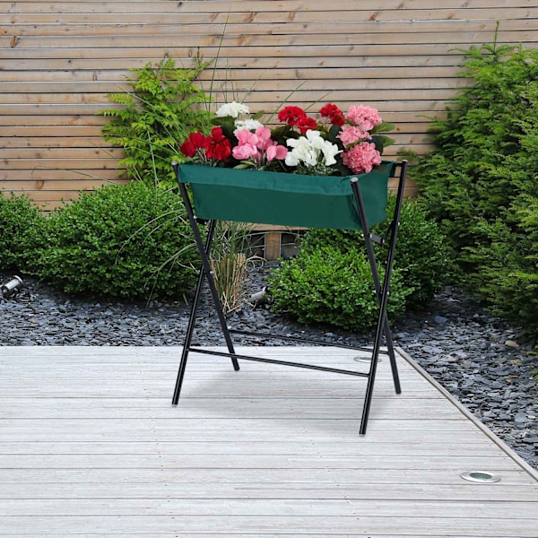 Blomlåda på ben hopvikbar
