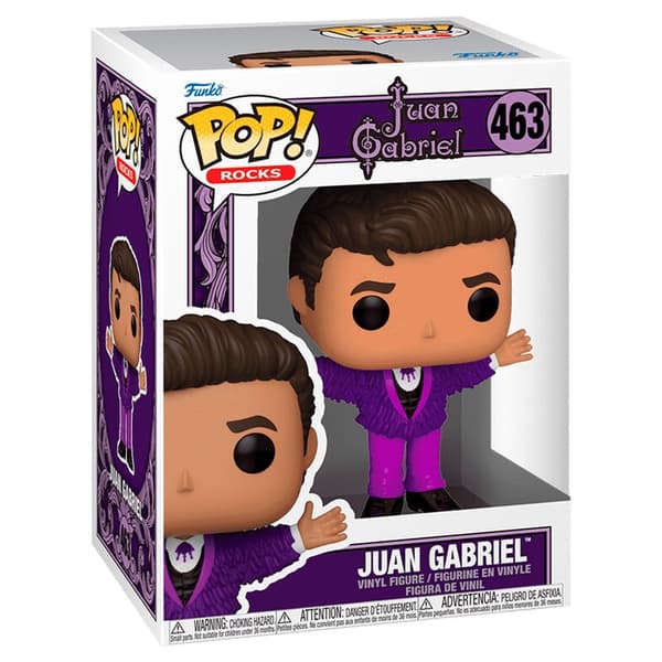 Juan Gabriel Popfigur, samlerobjekt vinyllegetøj, 4-tommer
