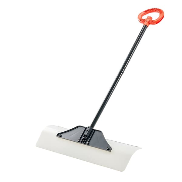 Sneskølle, 30-tommer HDPE-blad, metalkant