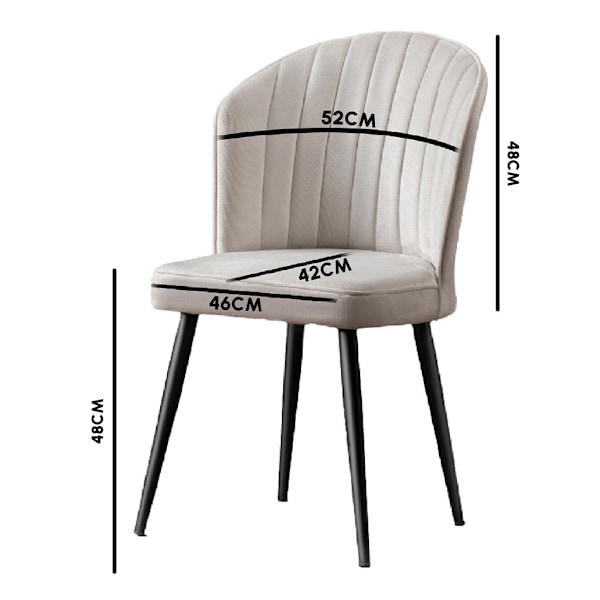 Stolset (2 delar) Rubi - Gul