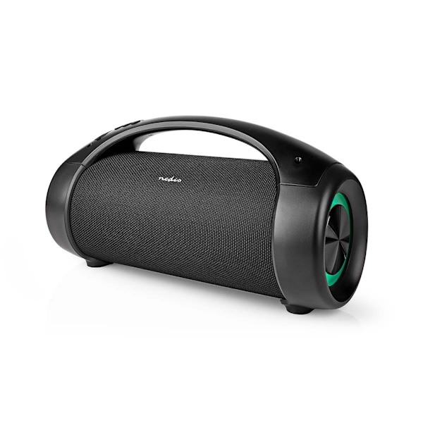 Nedis Party Boombox trådløs højttaler med RGB lys, 50W - Sort