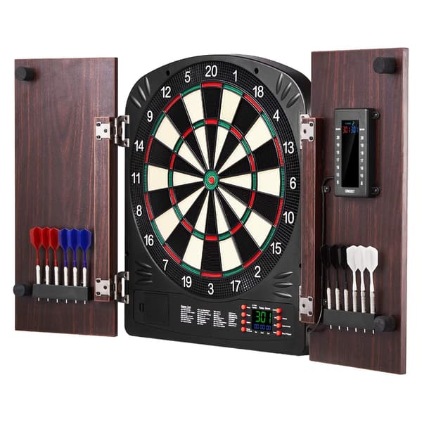 Elektronisk dartskiveskab, 33 cm, LED-scoring