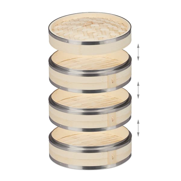 Bamboo Steamer 3 Tier