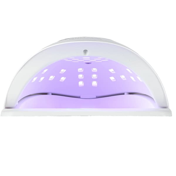 UV LED neglelampe 150W, 45 LED'er, timersensor