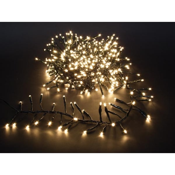 Mini Playlight Firecracker Led - 5,6 M - 480 Varm hvide lamper - Grøn Ledning - 24 V