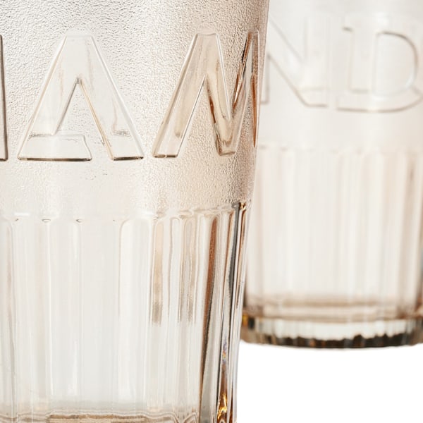 Set med 2 dricksglas med handtag