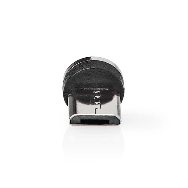 USB-kabel | USB 2.0 | USB-A Han | USB Micro-B han / USB-C™ Han | 10 W | No Data Transfer | Nikkelplateret | 2.00 m | Runde | Nylon | Sort | Box