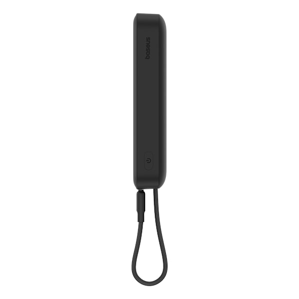 Mini Powerbank MagSafe 10000mAh 20W Lightning-kaapelilla iPhonelle 0,3m musta