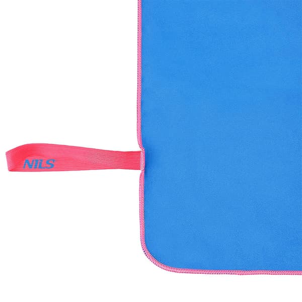 Mikrofiberhandduk, blå, 200x90 cm