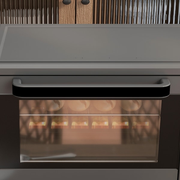 Miniuuni 21L 1400W 60 min Ajastin, pieni uuni 100°C-230°C säädettävällä lämpötilalla, miniuuni uunipellillä, ritilä, pöytäuuni ruostumatonta terästä,