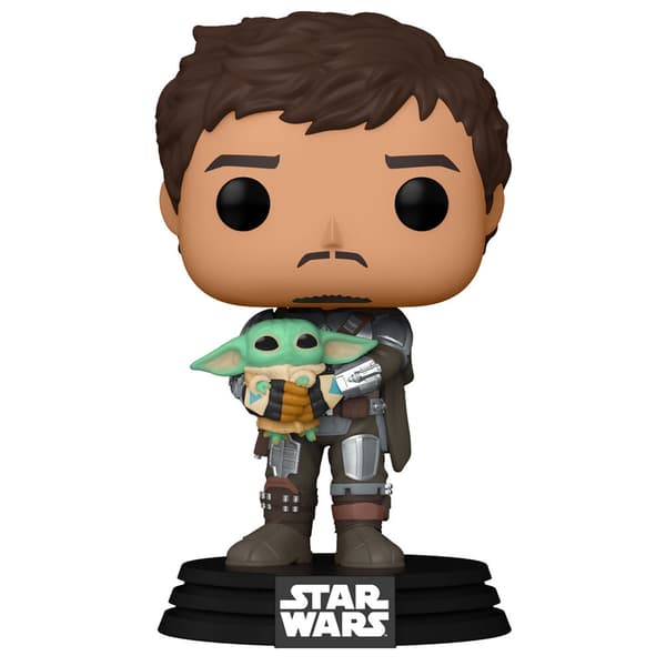 POP-figur Star Wars Mandalorian Mando Holder Barn