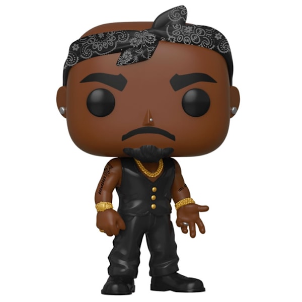 POP-figur Tupac Vest med bandana