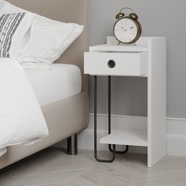 Natbord Sirius Right - Hvid