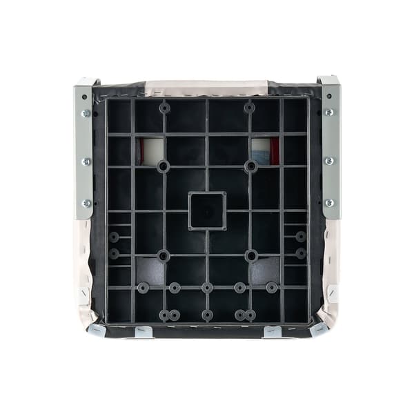 Hopfällbara båtstolar, höga ryggar, vattentät PVC, 2-pack