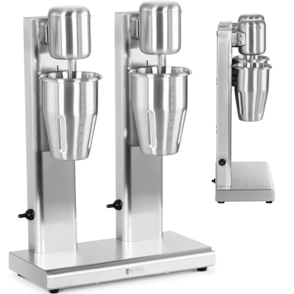 Cocktailshaker dubbelstavsblandare 2 x 1 l 15000 rpm