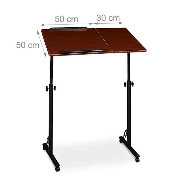 Stort justerbart laptopbord
