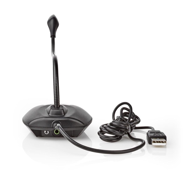 Mikrofon | Används för: Dator / Skrivbord | Trådbundet | USB A-H