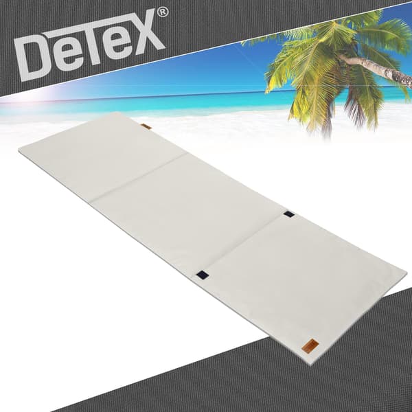 Strandmatta beige 158x56x46cm vadderad