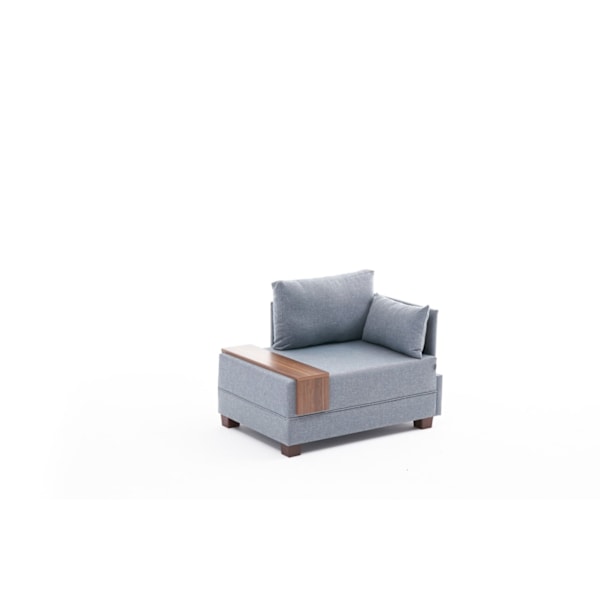1-sædet sofa flyve højre - lyseblå