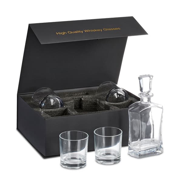 5-delad whiskyset Karaff och glas