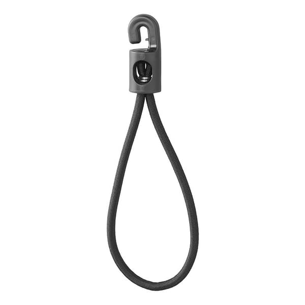 Elastisk ögla med plastkrok - set med 10 delar