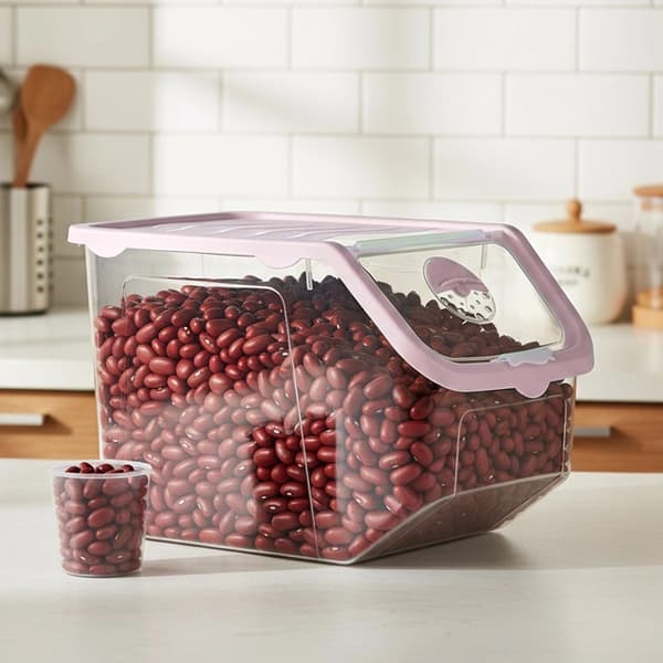 Grøntsagsbeholder, 12L, Transparent Plast