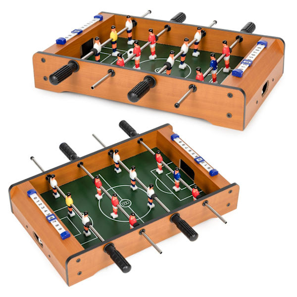 Mini bordfodbold til børn, to bolde og guider