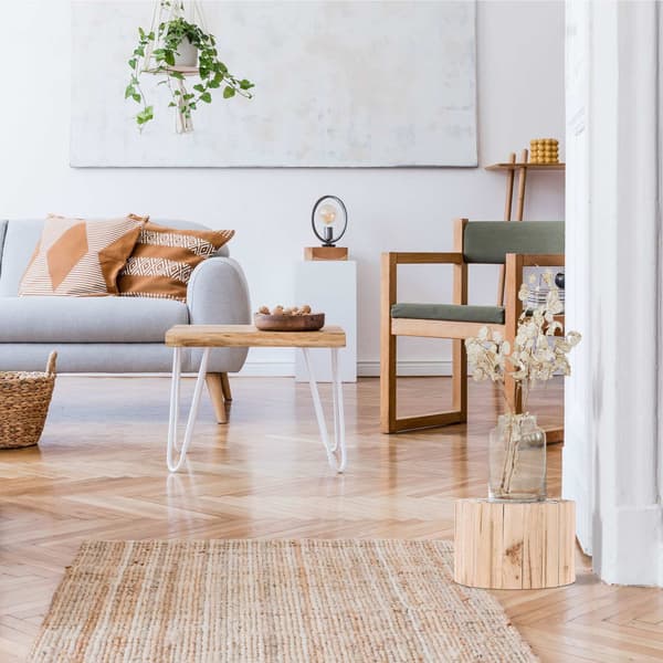 Blompall i naturlig design
