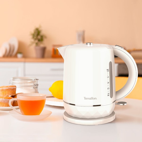 Vattenkokare Diamond 1,5L 2200W vit