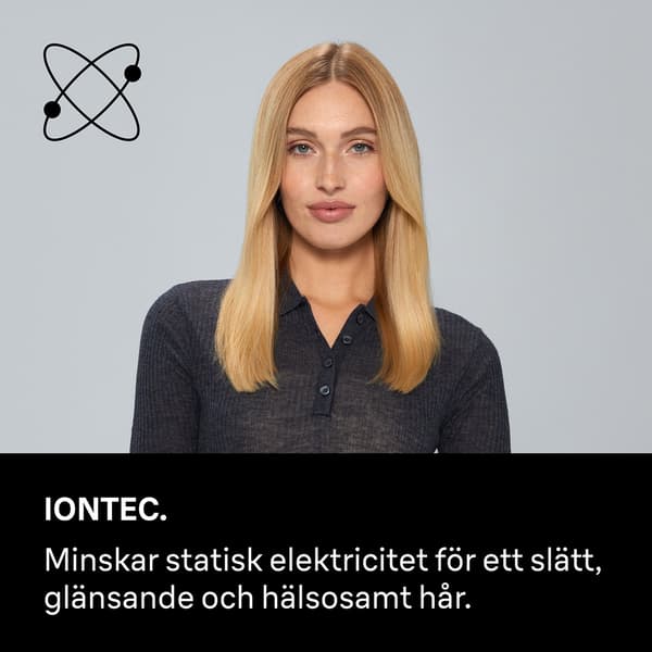 Jonisk varmluftsborstestyling 800W, 2 tillbehör