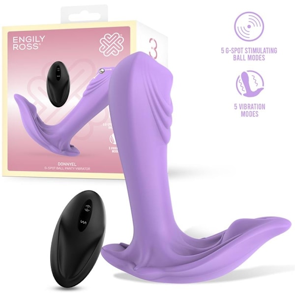 Donnyel Trussevibrator med G-Spot Ball og fjernbetjening