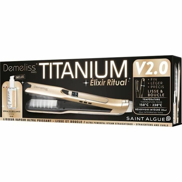 Plattång Saint-Algue TITANIUM V2 ELIXIR RITUAL DEMELISS