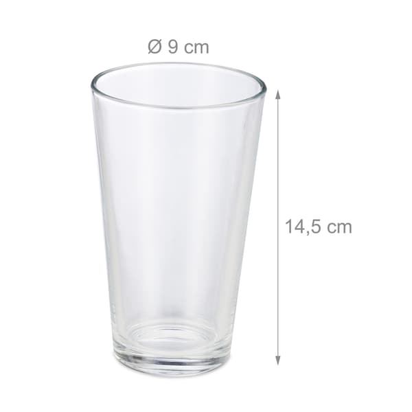 Drikkeglas - sæt med 18 stk