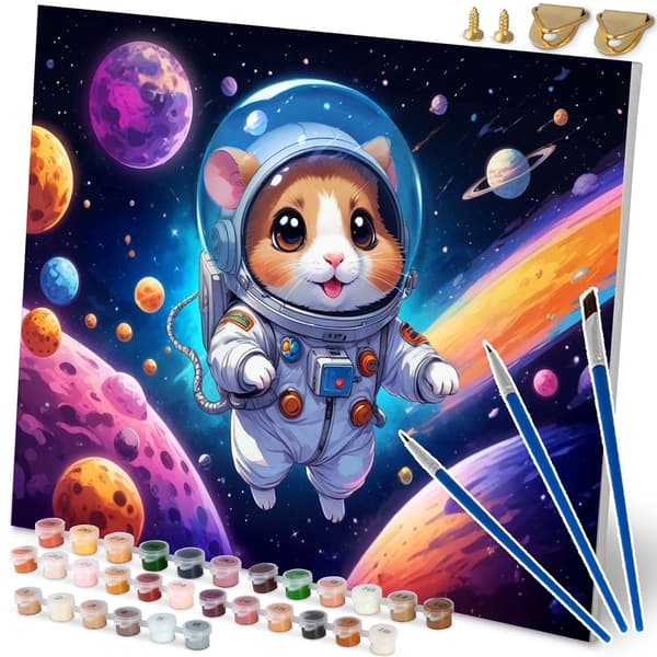 Målning efter siffror 40x50 cm Massido Astronaut