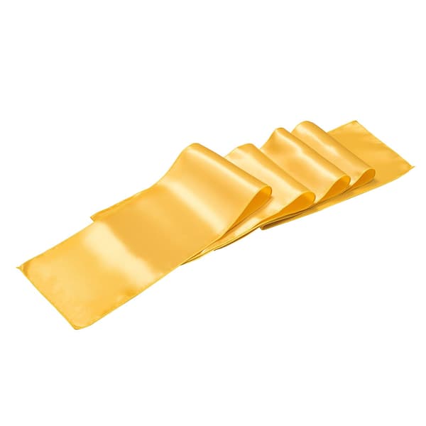 Satin stolebånd, 100 stk., guld, 7 x 108 tommer