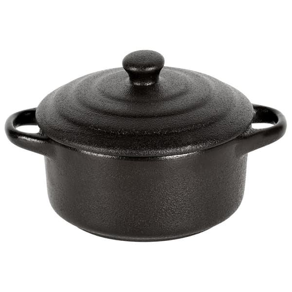 Porcelænsbageform med låg, 150 ml Kapacitet