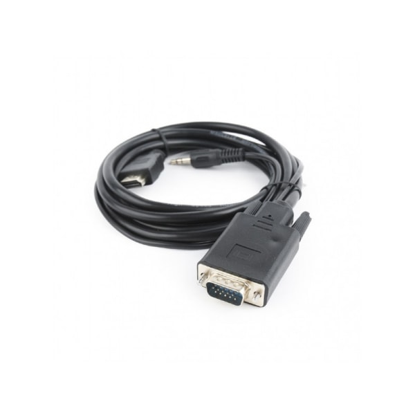 CableXpert HDMI auf VGA/Audio-Adapter Single-Port Schwarz A-HDMI