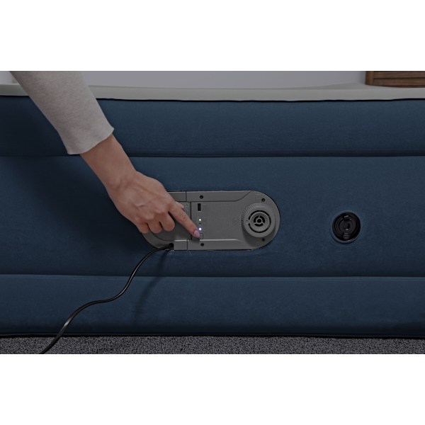 Bestway AlwayszAire Air Madras Queen - luftfyldt ekstra seng, indbygget dobbelt pumpe