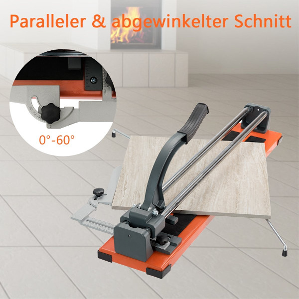 61cm Professionell Kakelskärare 40,5cm Diagonal Porslinsskärare