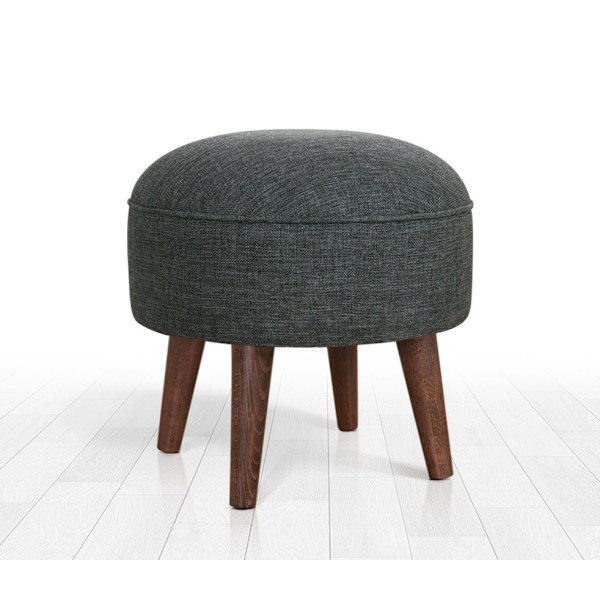 Pouffe Deff - Grå, Grøn